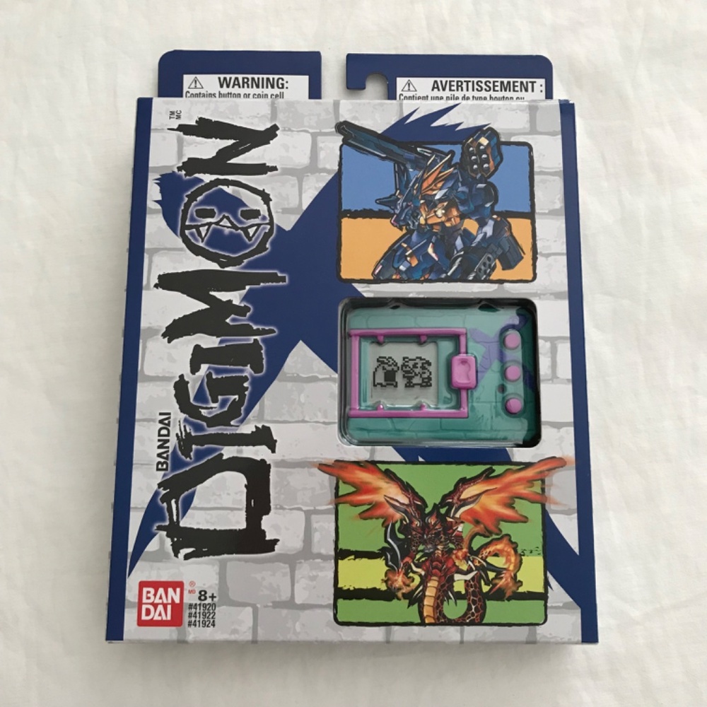 NEW SEALED Digimon X Version XB Digivice English Green Blue/Teal Pink